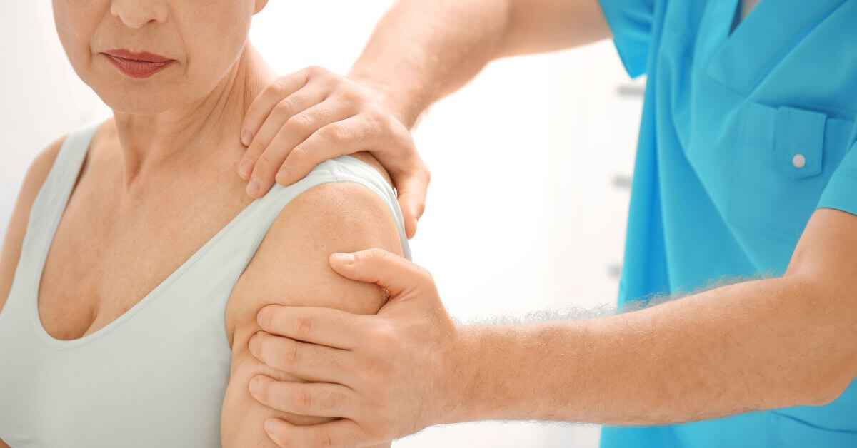 self-massaging your hands or feet