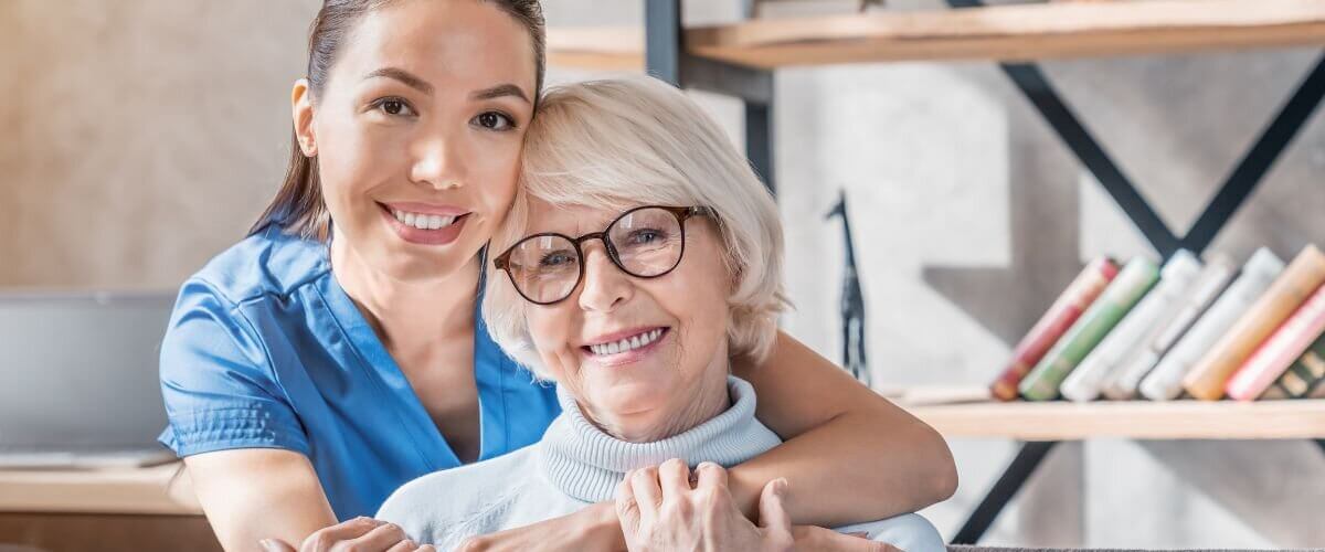 Seniors happy in best assisted living community